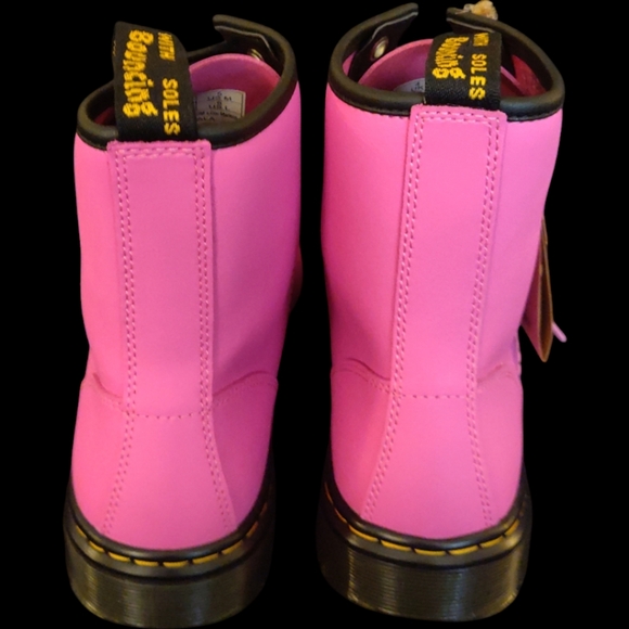 Dr. Martens Zavala Combat Pink Boots. Unisex. Size 5 M/ 6 L - Picture 8 of 12